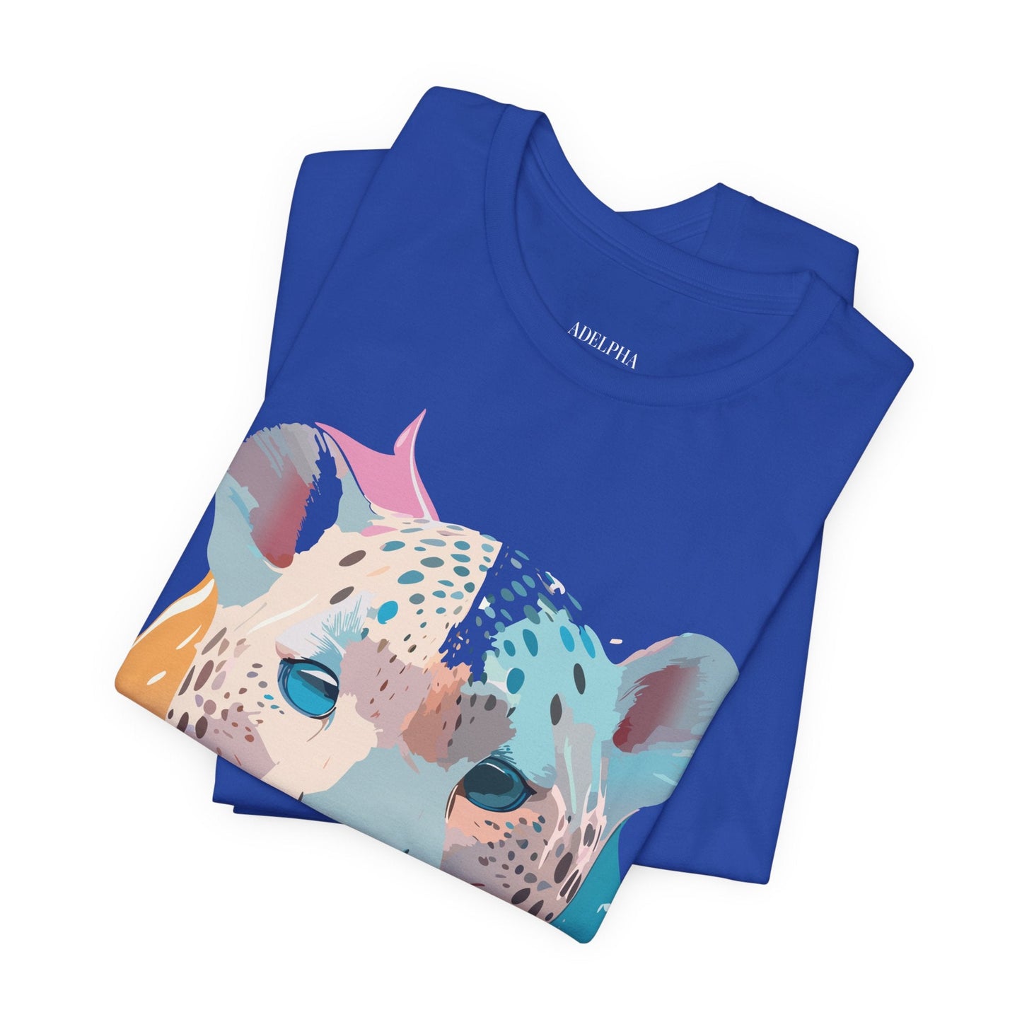 Cheetah Graphic Unisex 100 Cotton Artwork Tee 5