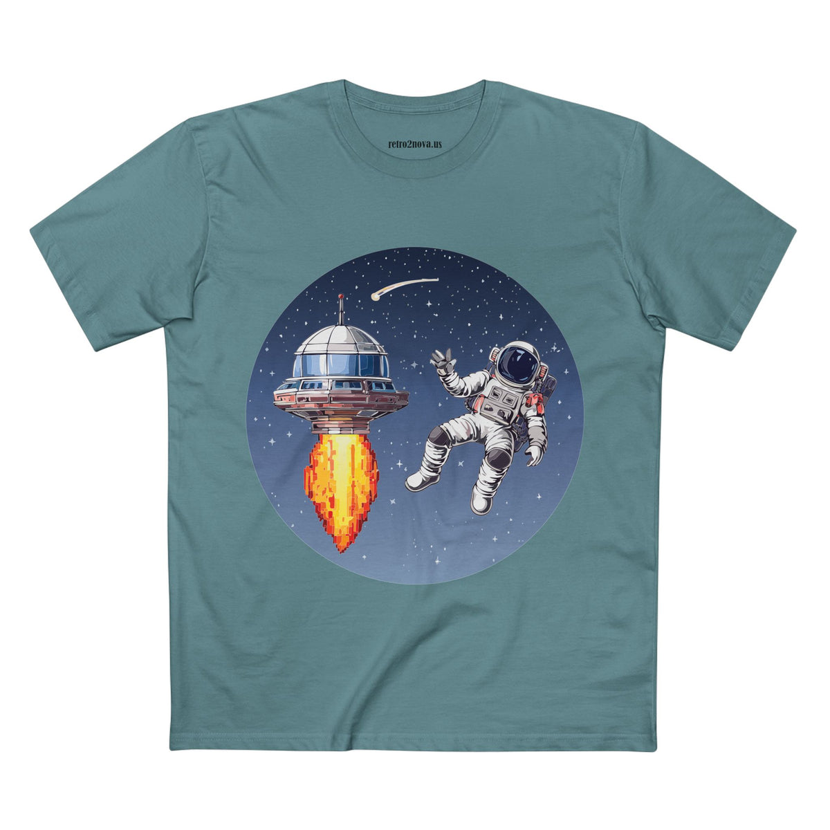 Cosmos Astronaut Graphic Tee Staple Unisex 100 Cotton Tee Shirt - CS-14