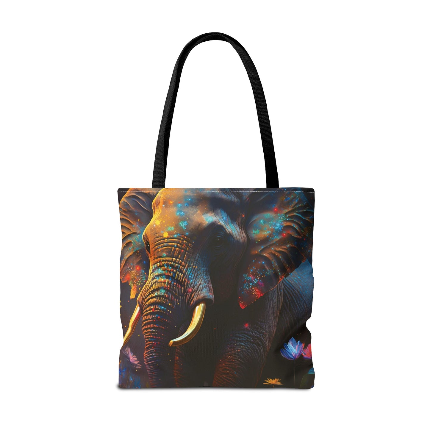 Bolsa de lona con estampados de animales 