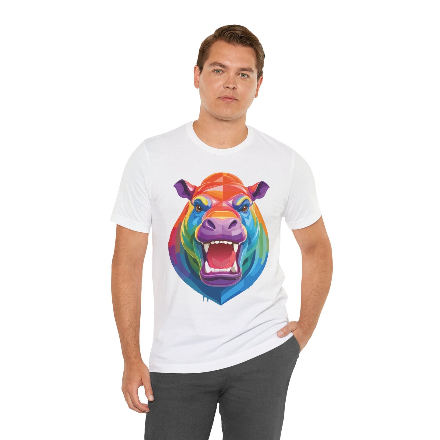 Unisex Animal Shirt with Animals Graphic Tee Art Design Wild Animals Shirt Tee for Everyone