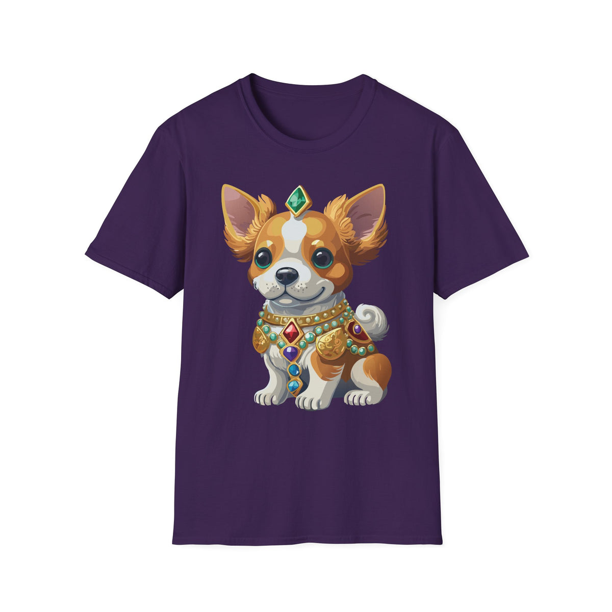 Corgi Prince T-Shirt — Cute Royal Dog Graphic Design Unisex 100 Cotton Gildan T-Shirt