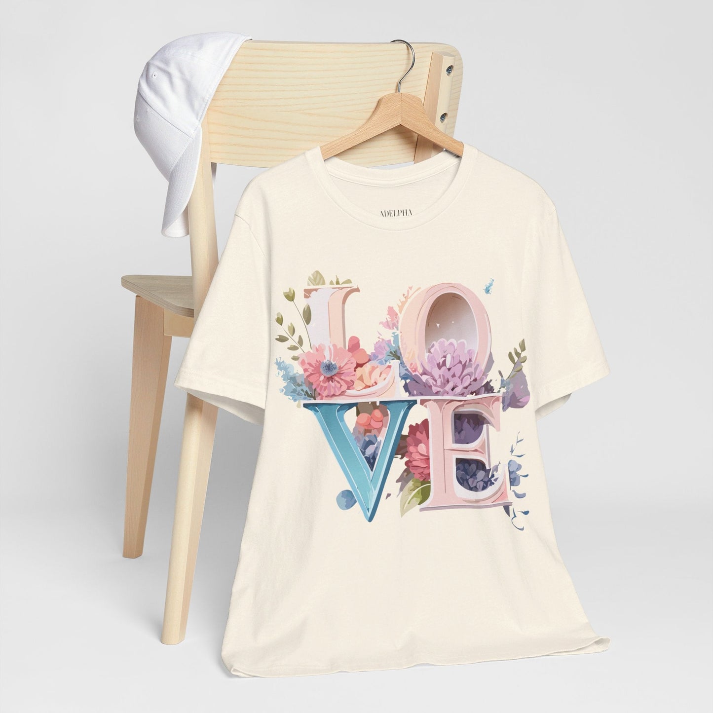 Adelpha Vintage Inspired Graphic T Shirt Unisex Jersey Short Sleeve Valentine Design