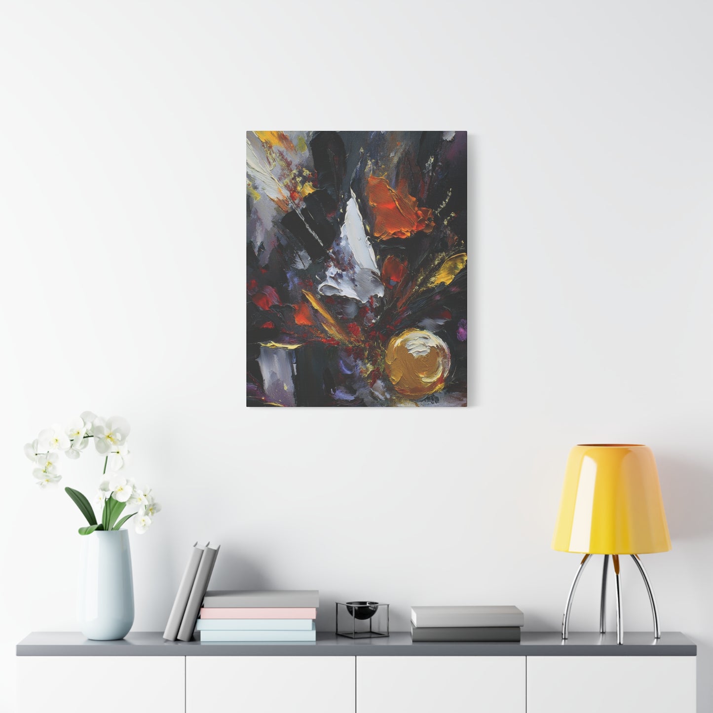 Abstract Oil Painting Print Canvas 20x24,20x30,24x30 24x32,24x36,30x40 32x48,36x48,40x60 Pine-Wood Inner Frame ABS-74