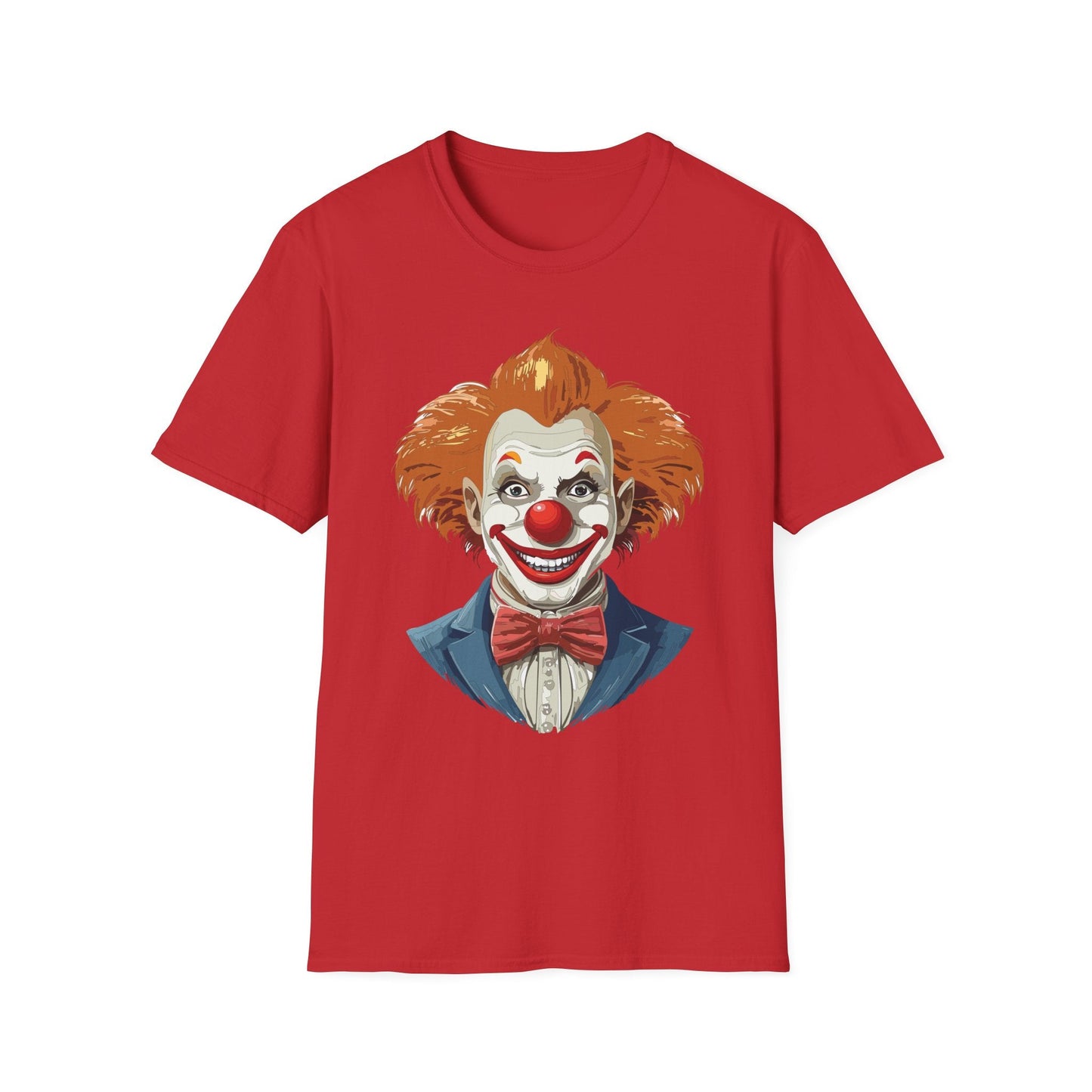 Clown Shirt Unisex Funny Man Circus Tee Softstyle Gildan 64000 Short Sleeve Shirt Premium
