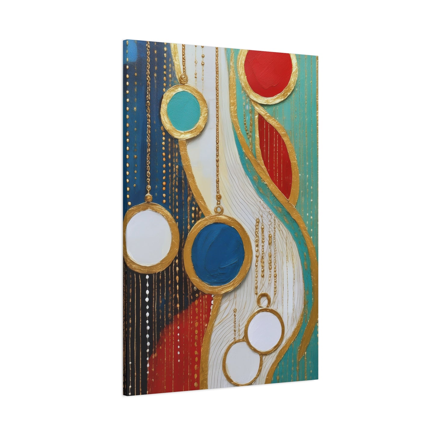 Abstract Oil Painting Print Canvas 20x24,20x30,24x30 24x32,24x36,30x40 32x48,36x48,40x60 Pine-Wood Inner Frame ABS-103