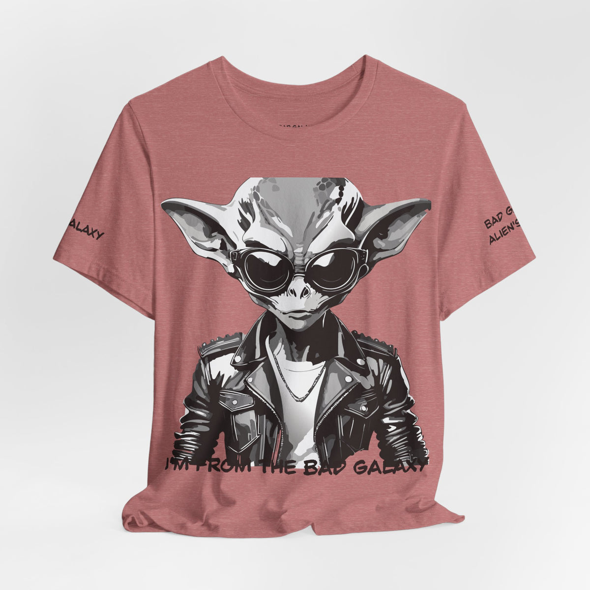 Alien Graphic Unisex Cotton Bella+Canvas Tee with Art Design b65