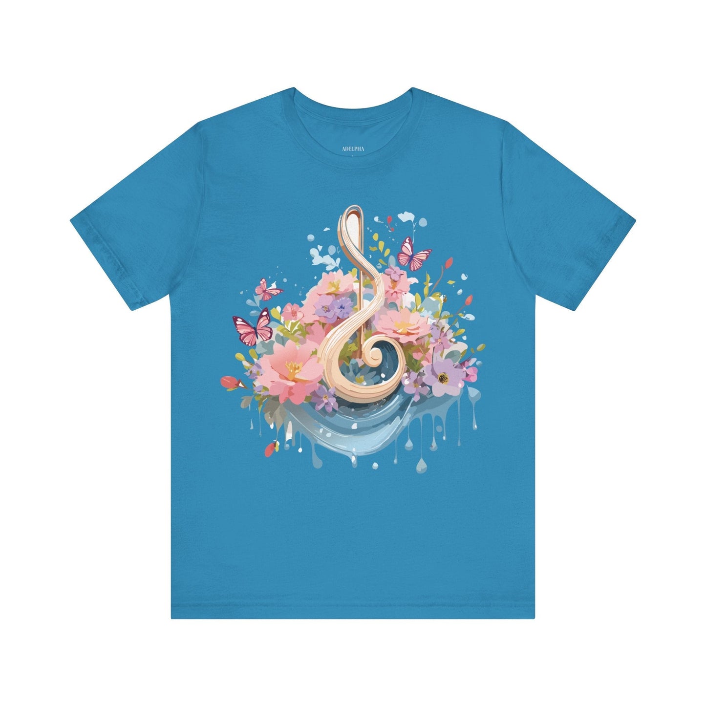 Music T Shirt Unisex Graphic Tee By Adelpha With Vintage Inspired Artwork And Premium Comfort