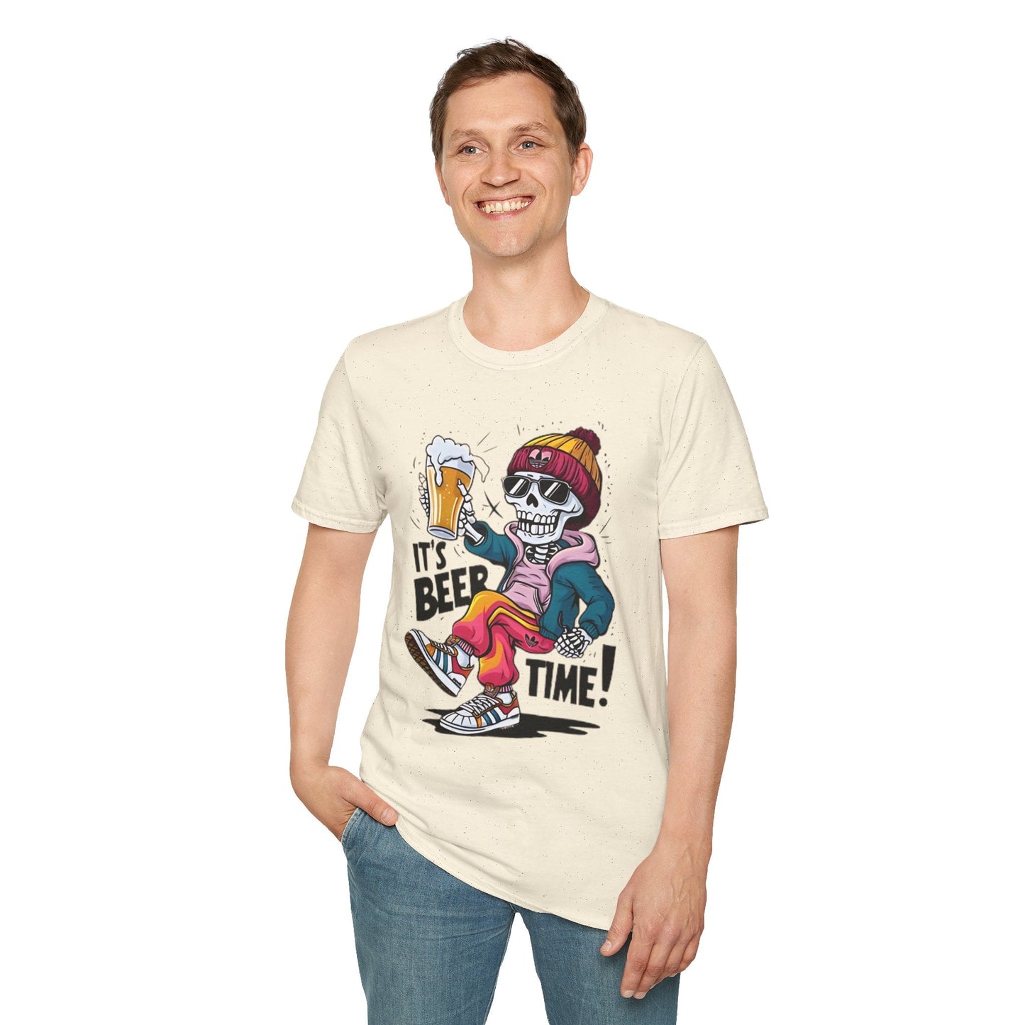 Gildan Softstyle 64000 Skull T Shirt Unisex Skeleton Graphic Tee Premium Comfort