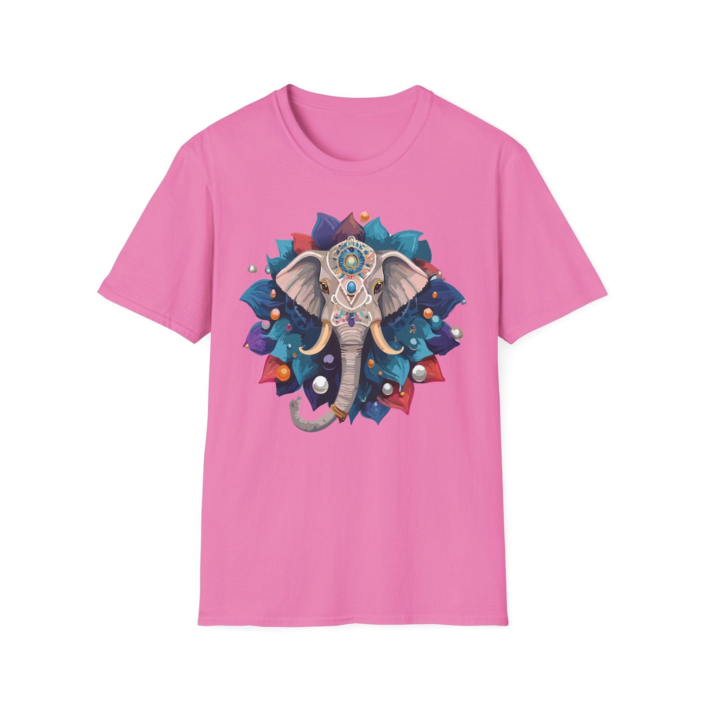 Elephant T Shirt Unisex Softstyle 64000 Short Sleeve Cotton Tee Comfortable Everyday Wear