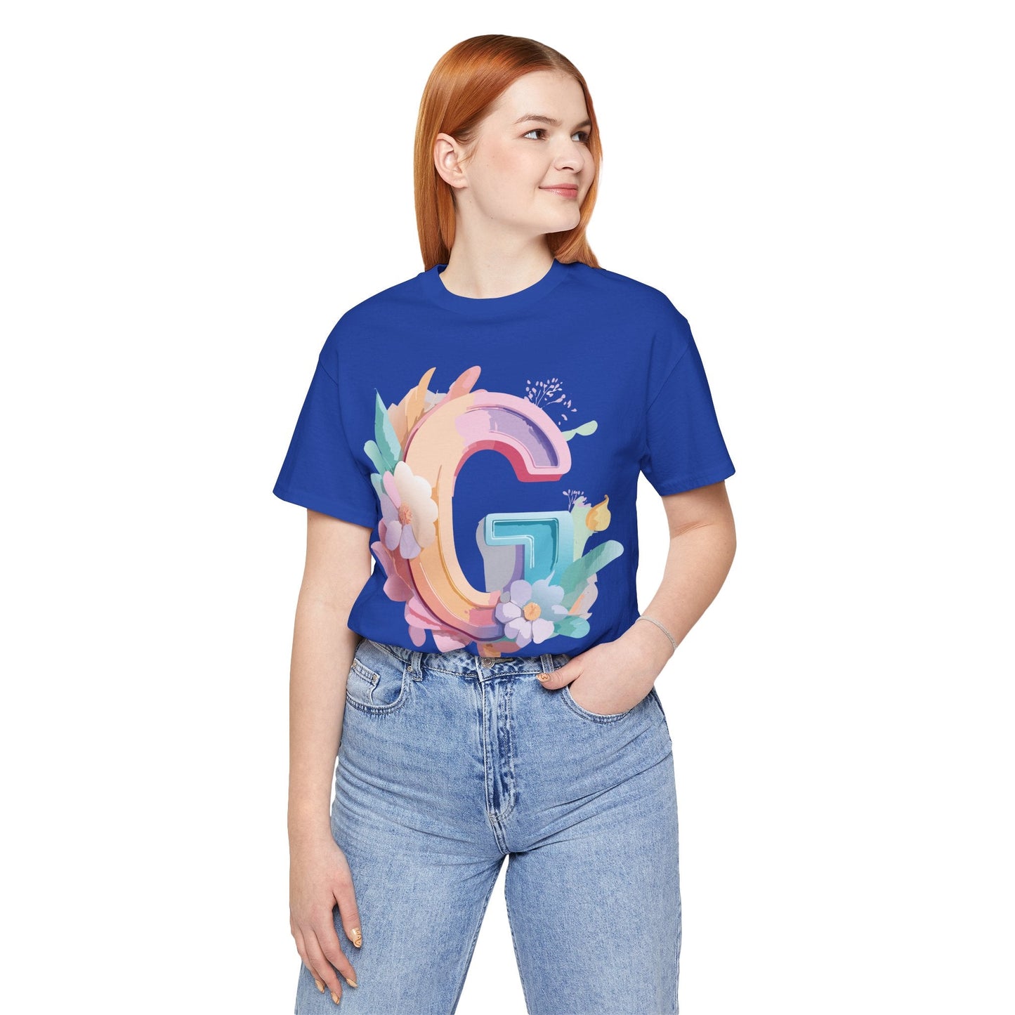 Letter G Shirt Unisex Graphic Tee by Adelpha Vintage Inspired Artwork for Everyday Style