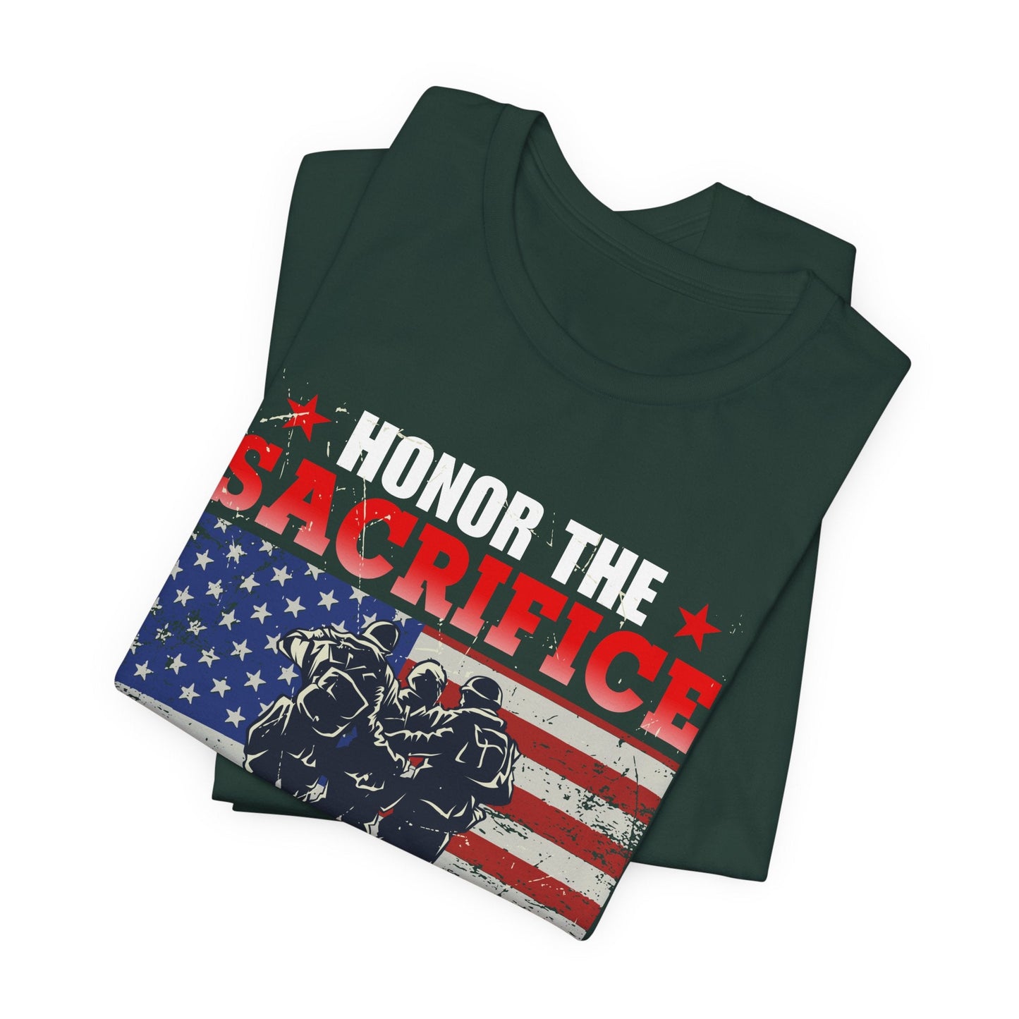 American Flag Graphic Unisex Cotton T-Shirt v24