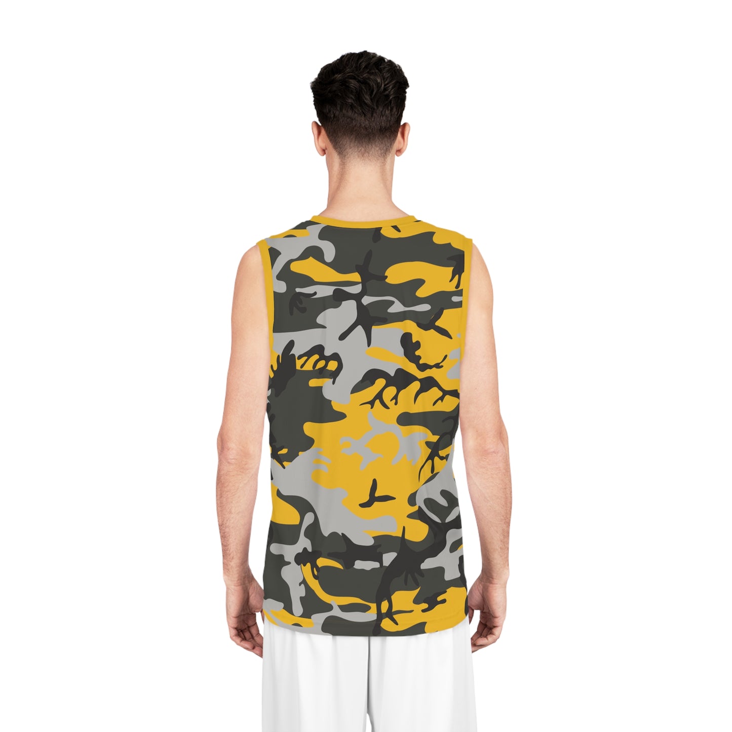 T-shirt de basket-ball camouflage pour hommes 