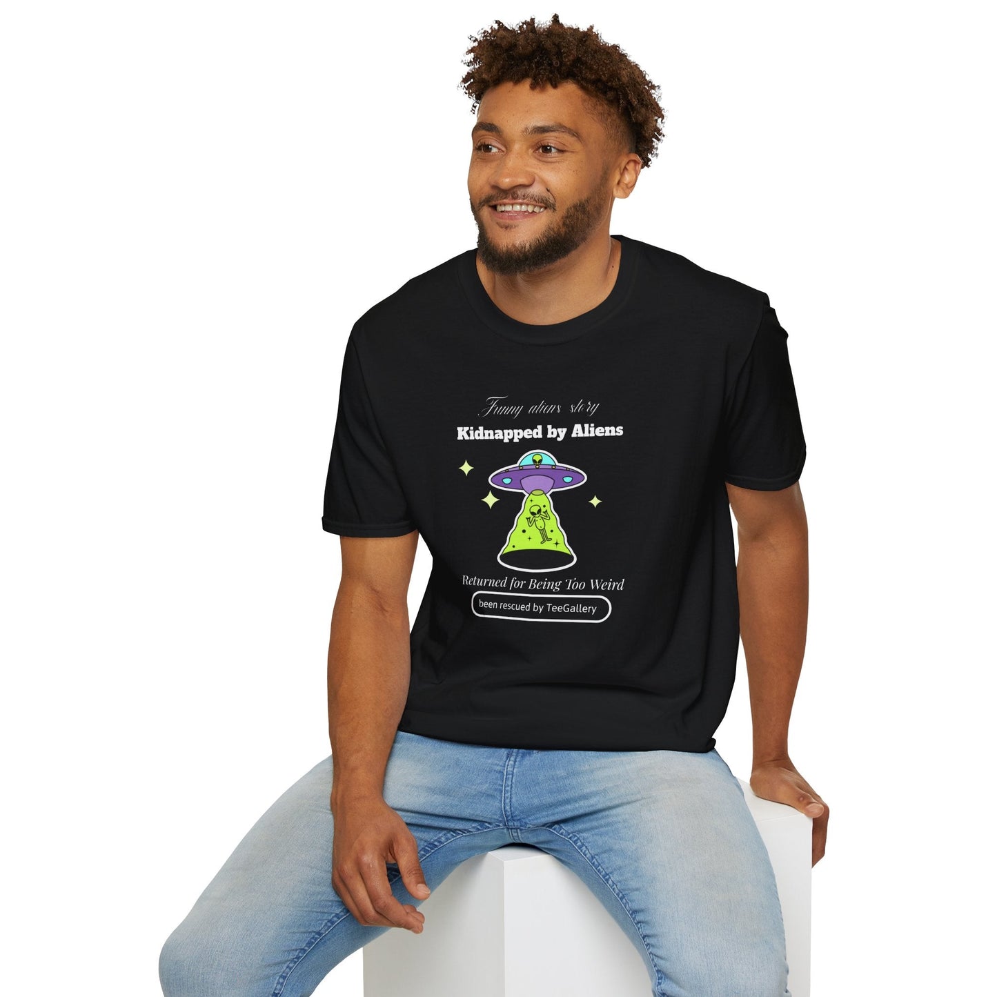 Alien Abduction Graphic Tee  Kidnapped by Aliens Funny UFO Shirt