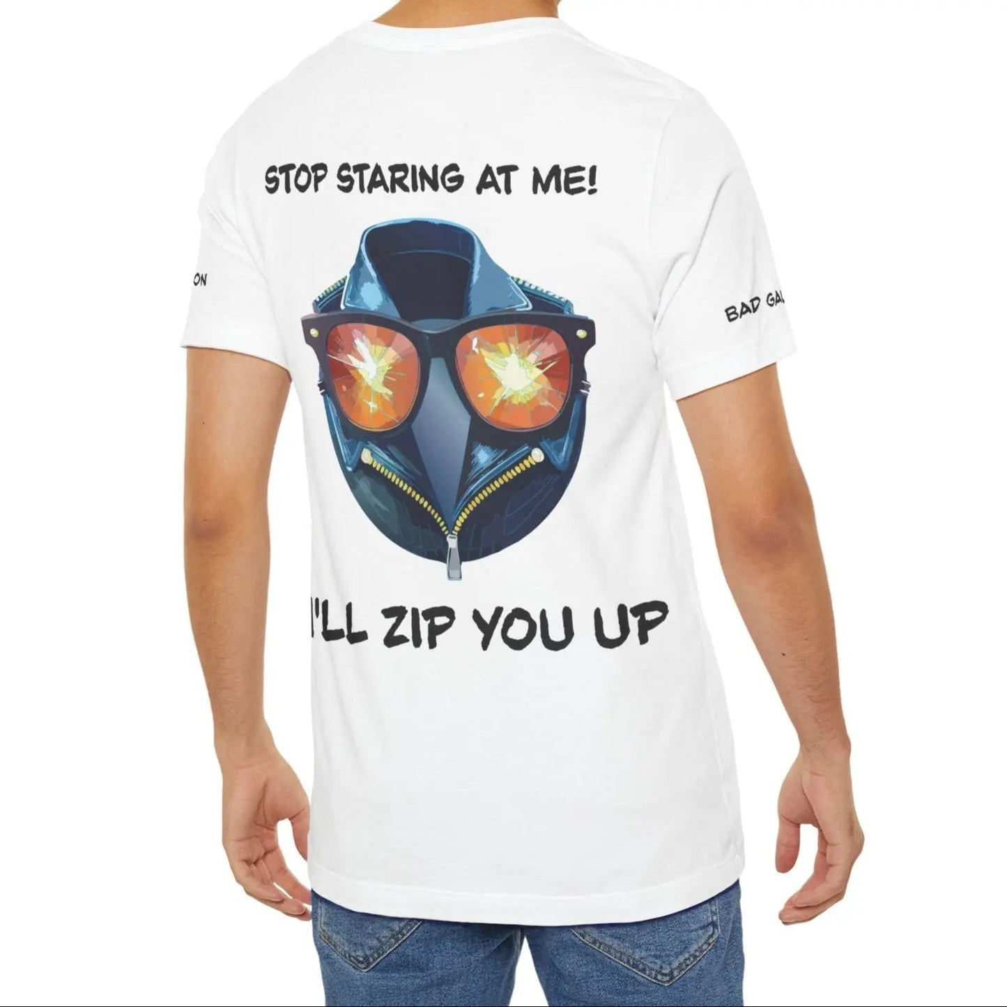 Animal T Shirt Bad Galaxy Made To Order Cotton Tee With Eco Friendly Inks Free Shipping USA