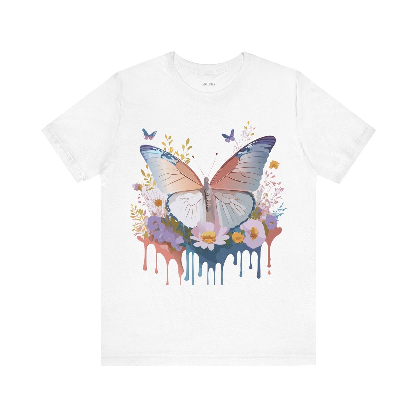 Butterfly Graphic Tee Unisex Vintage Art Design Adelpha Collection
