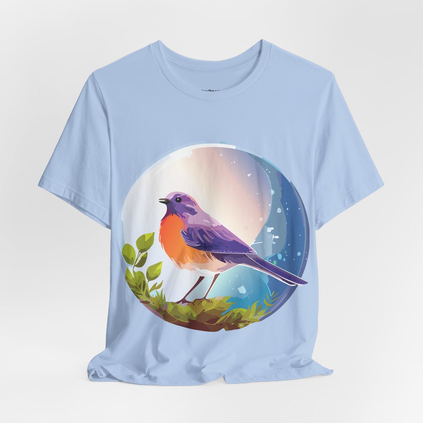 Unisex Animals And Bird Shirt Graphic Cotton T Shirt With Original Retro2Nova Art Premium Short Sleeve Tee