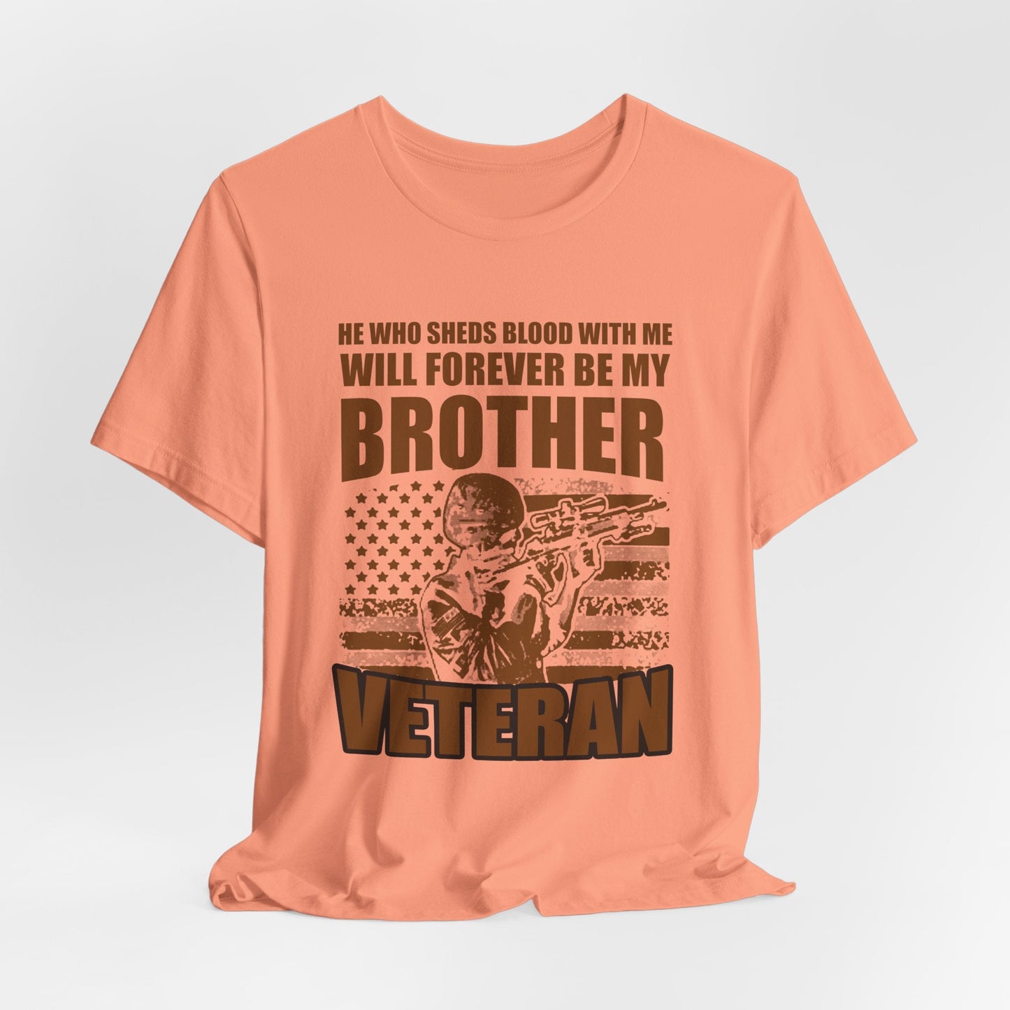 Army Veteran Patriotic Graphic Design Unisex Cotton T-Shirt v47