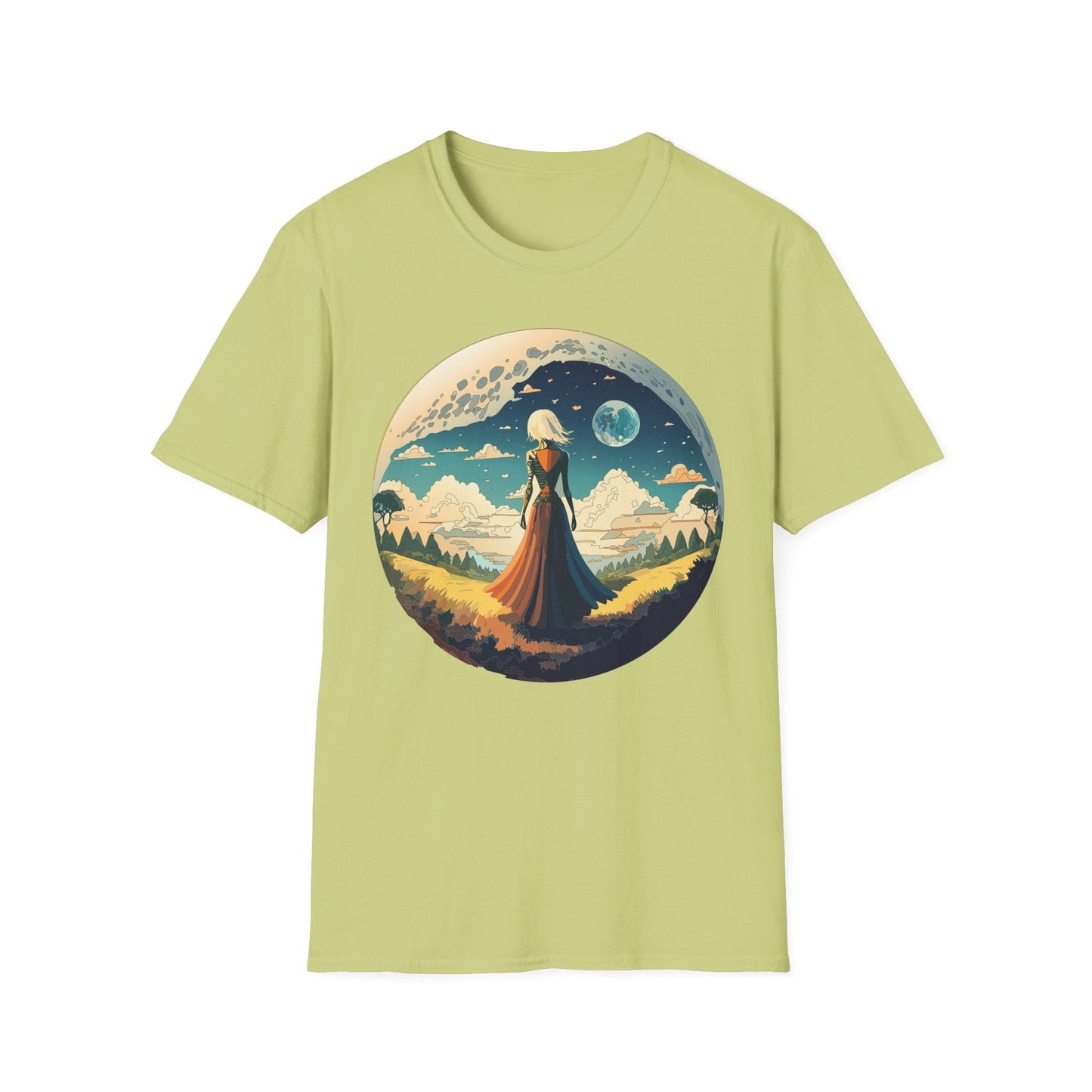 Womens Graphic T Shirts Art Design Tee Unisex Softstyle 64000 Cotton Tee Comfortable Everyday Wear