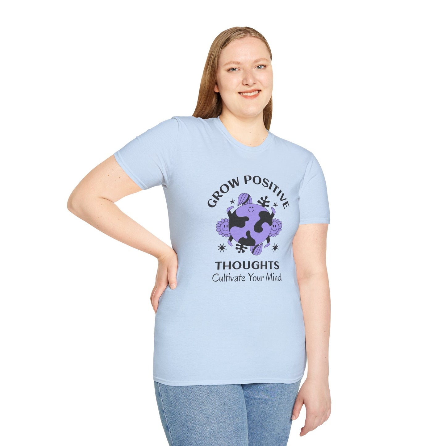 Gildan Softstyle 64000 Unisex Short Sleeve T Shirt Positive Slogan Tee With Positive Quotes And Words