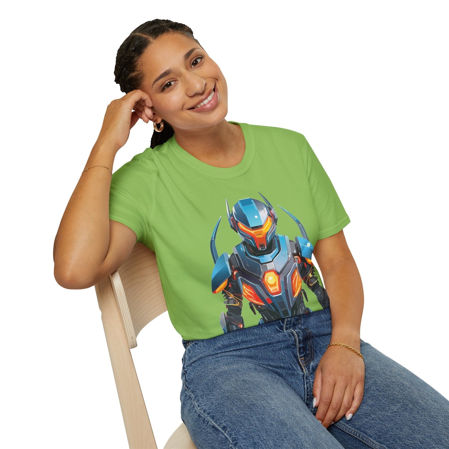 Cyborg Tee Robot Shirt Terminator Shirt Unisex Gildan Softstyle 64000 Soft Cotton Tee