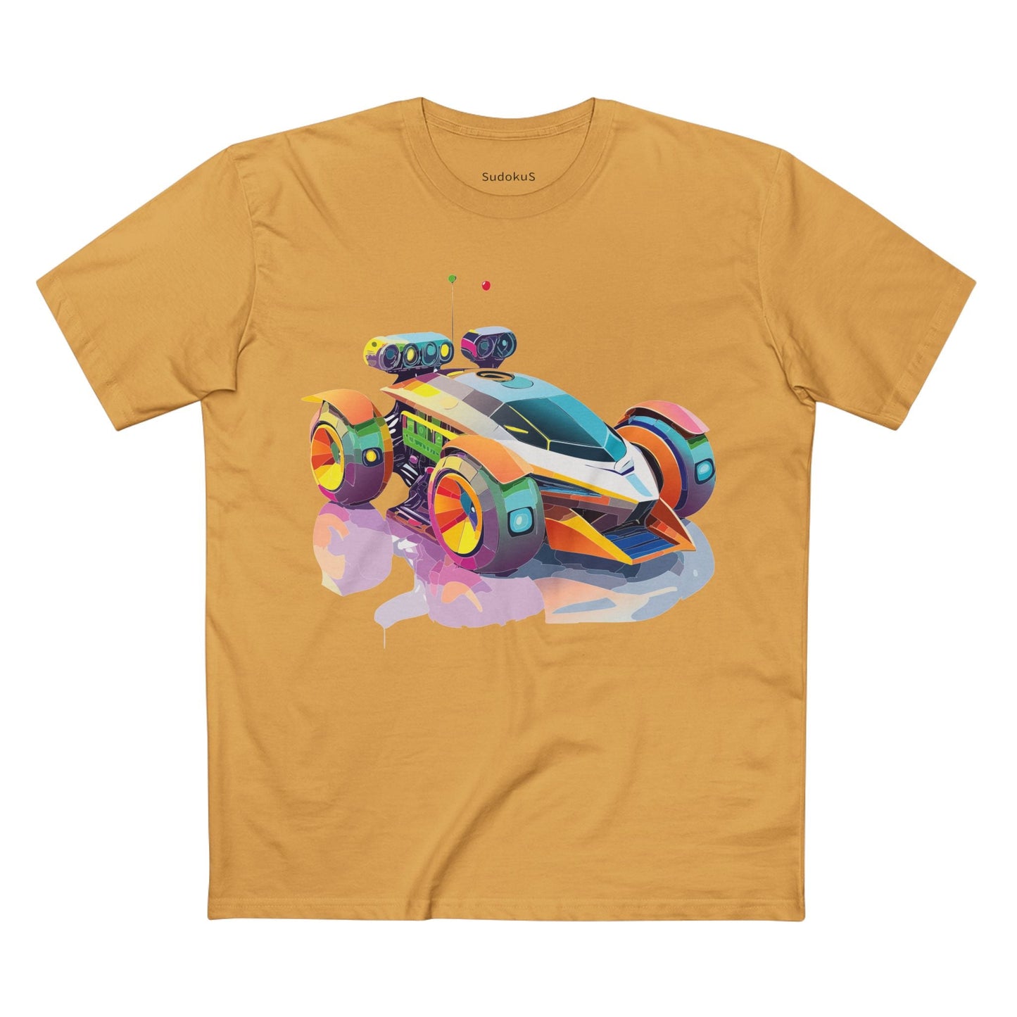 Car Graphic Unisex 100 Cotton Staple Tee 26