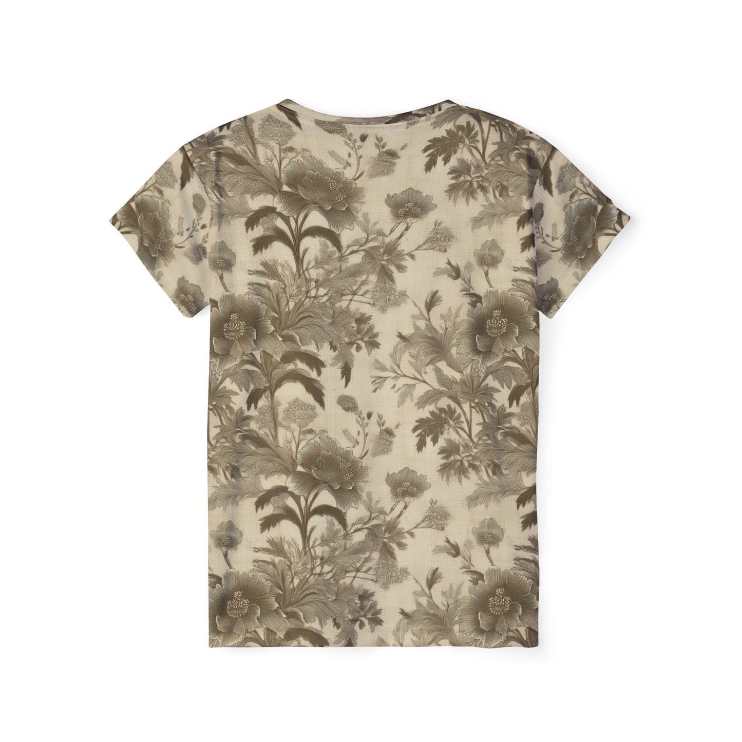 Women Poly Shirt with Floral Print F274