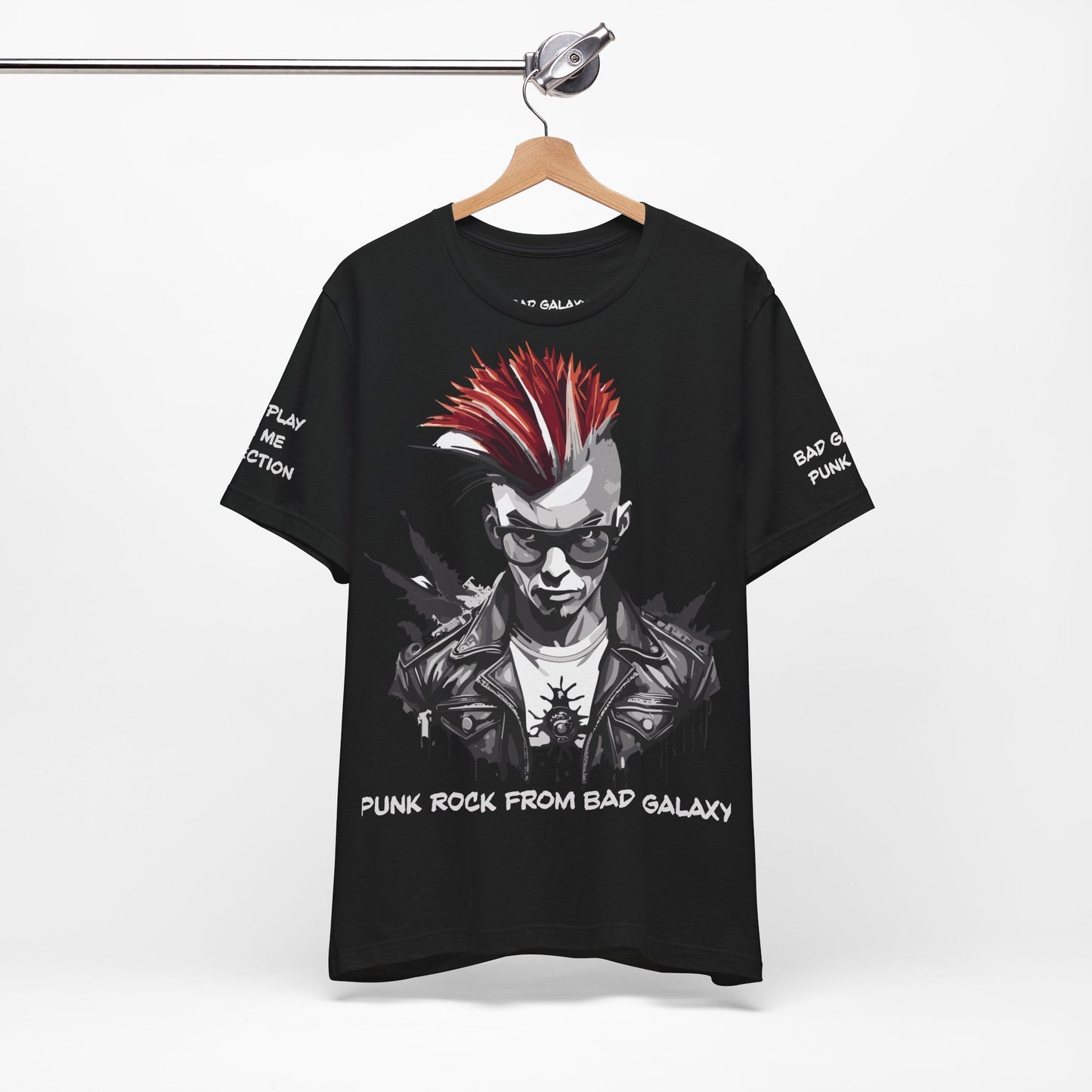 Punk Rock Tee Shirt Made To Order In USA With 100 Percent Cotton And Eco Friendly Inks