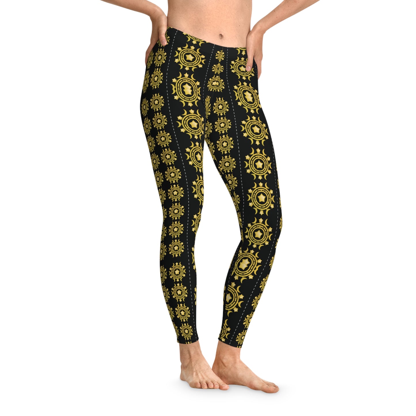 Leggings with Traditional print