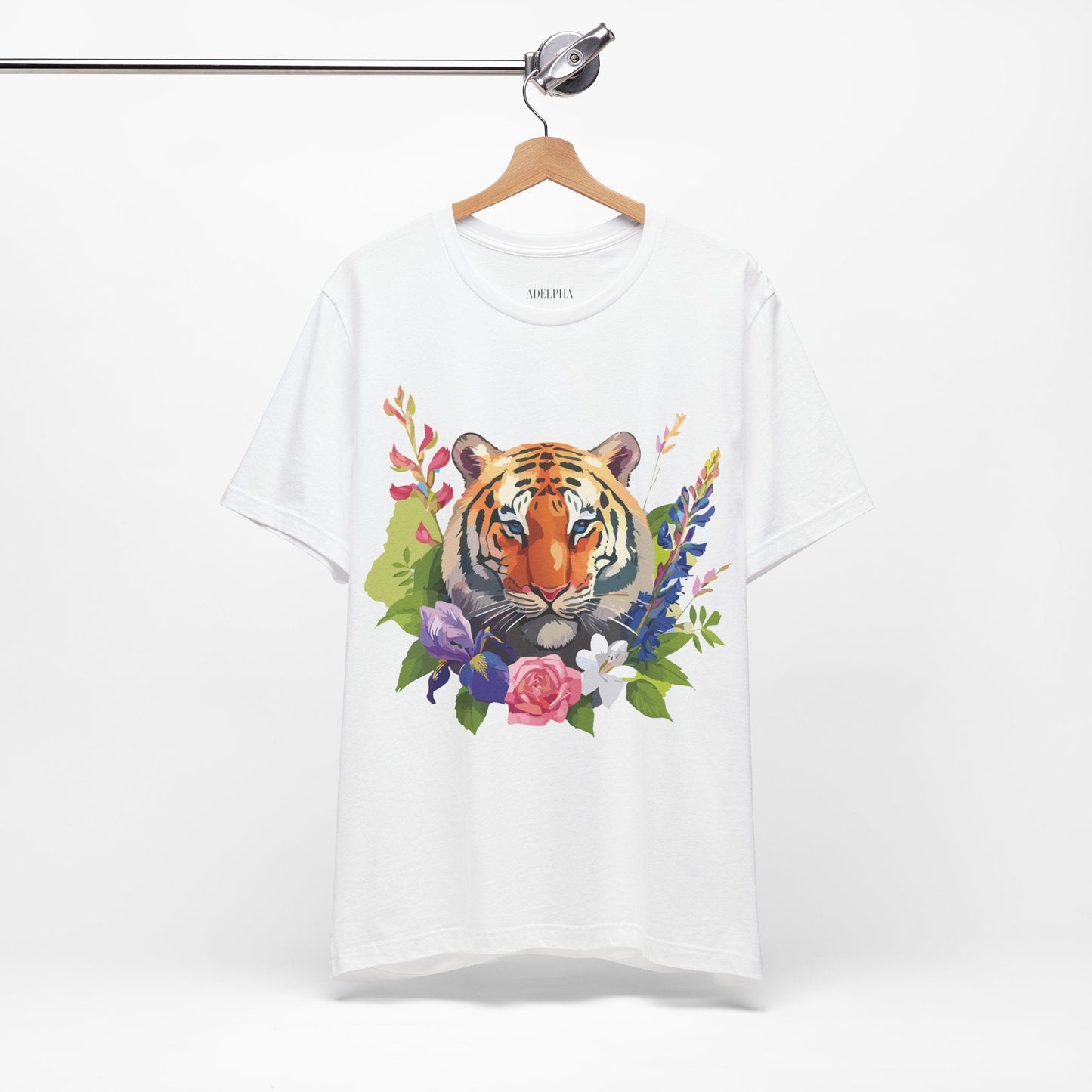 Tiger Shirt Unisex Jersey Short Sleeve Graphic Tee With Vintage Inspired Artwork From Adelpha