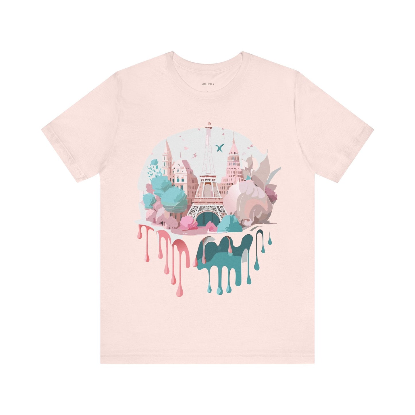 Paris Graphic Tee Unisex Premium Adelpha Art Design Vintage Inspired Short Sleeve Shirt