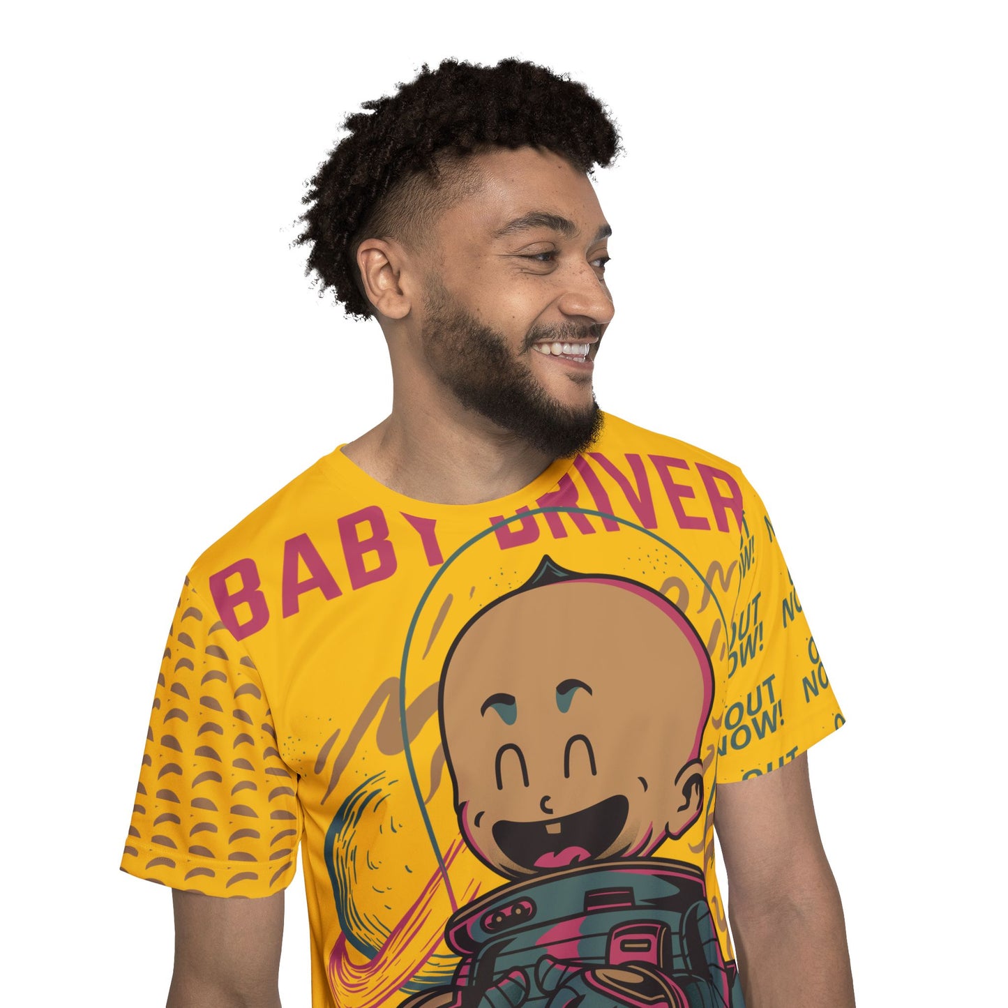 55-Be Fun Graphic T-Shirt, Art Design Poly Shirt, All Over Print Graphic Tee, Monsters T-Shirt, Cartoon Tees