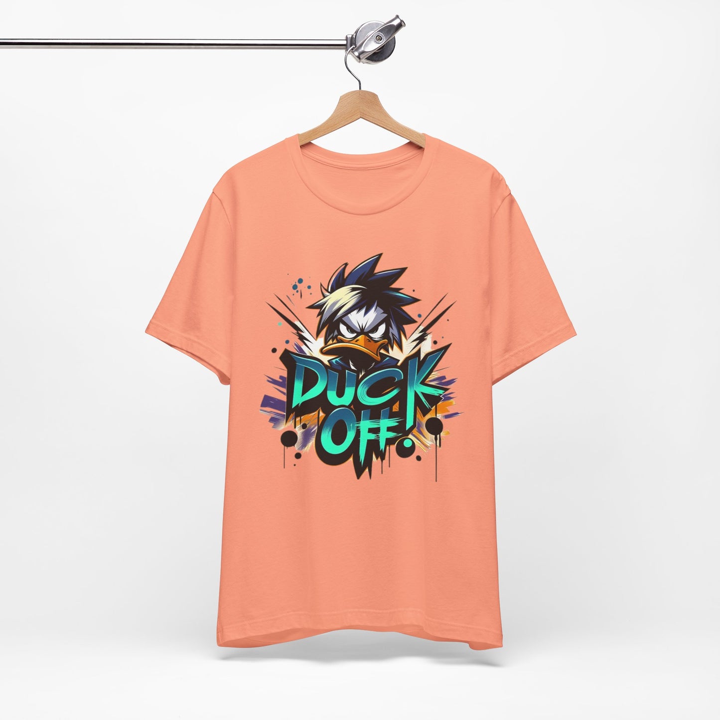 Duck Graphic Tee, Duck Shirt, Funny Bird Tee Shirt, Funny Animal T-Shirt, Cartoon Top, Animal Tees, Art Design T-Shirt