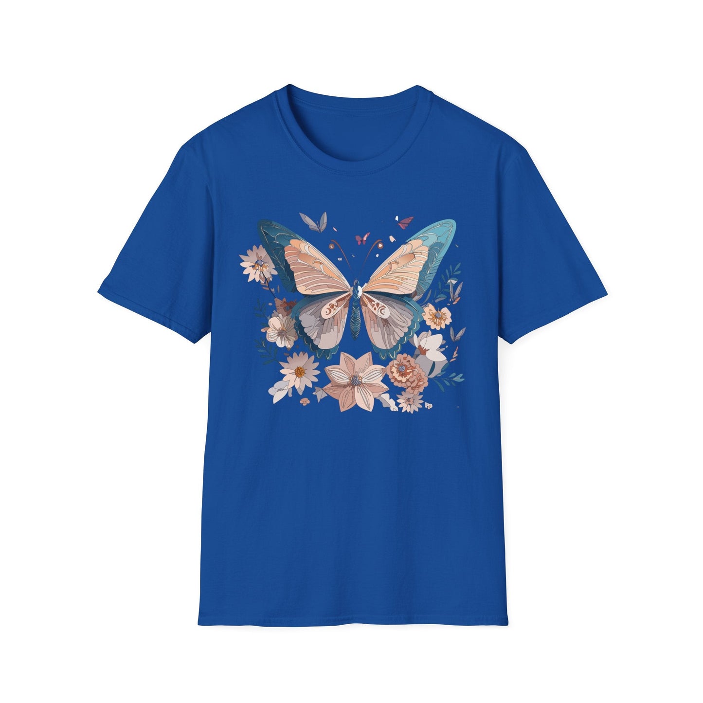 Monarch Butterfly T Shirt Unisex Softstyle Gildan 64000 Tee Lightweight Comfort Fit