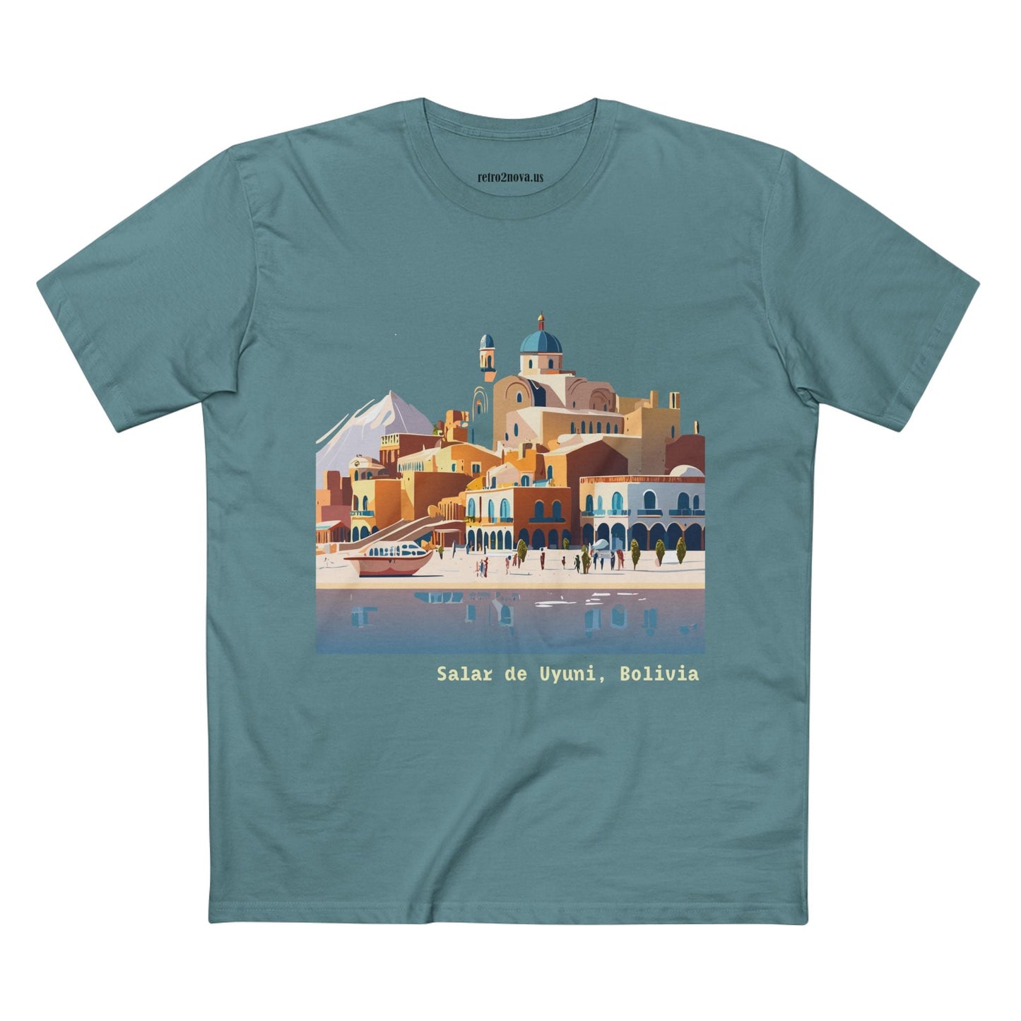 Bolivia Travel Shirt Unisex Premium Cotton Art Tee TT17 Retro2Nova Original Art Design Collection