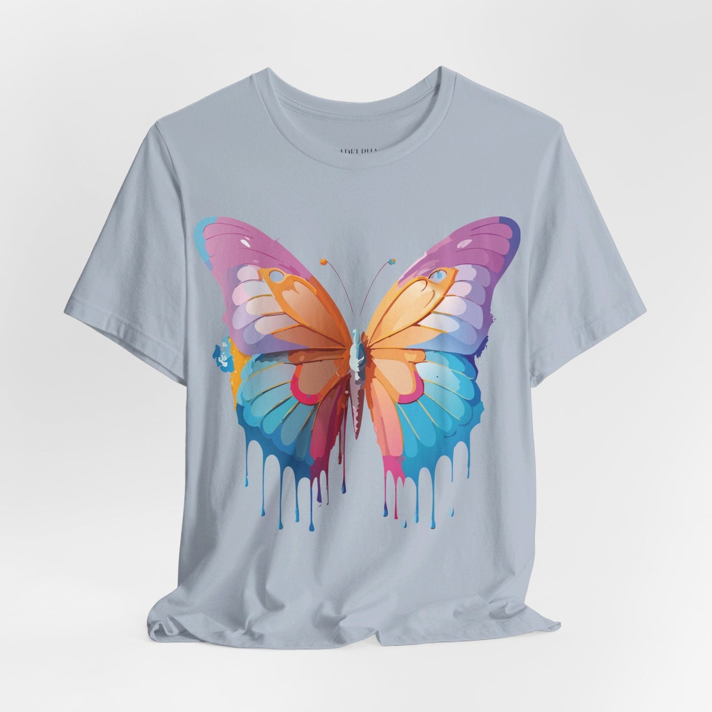 Butterfly Graphic Unisex 100 Cotton Lightweight Vintage Design Jersey Tee 91