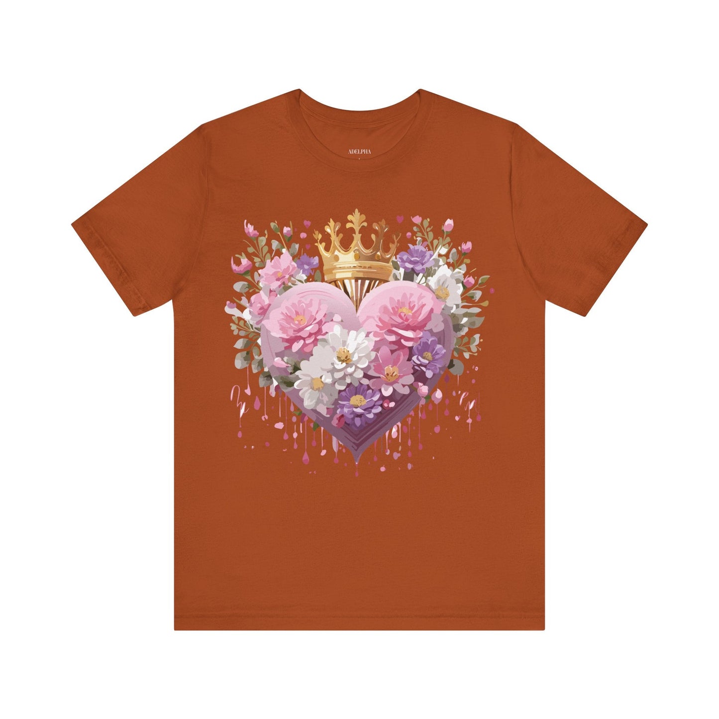 Valentine Graphic T Shirt Unisex Jersey Short Sleeve Adelpha Art Design Tee Vintage Inspired