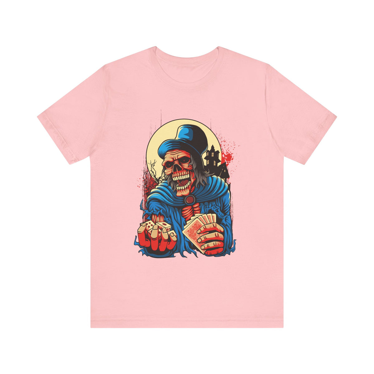 Skull Graphic Design Tee, Skull Shirt, Vintage Tees, Art Design T-Shirt, Graphic Tee, Art Shirts - 1