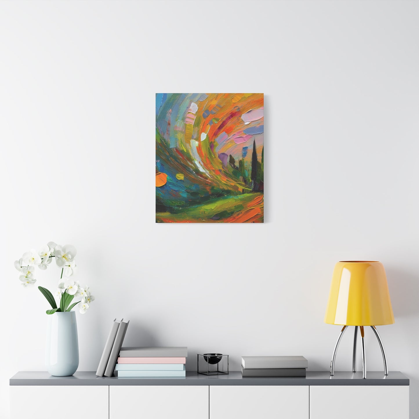 Abstract Oil Painting Print Canvas 20x24,20x30,24x30 24x32,24x36,30x40 32x48,36x48,40x60 Pine-Wood Inner Frame ABS-119