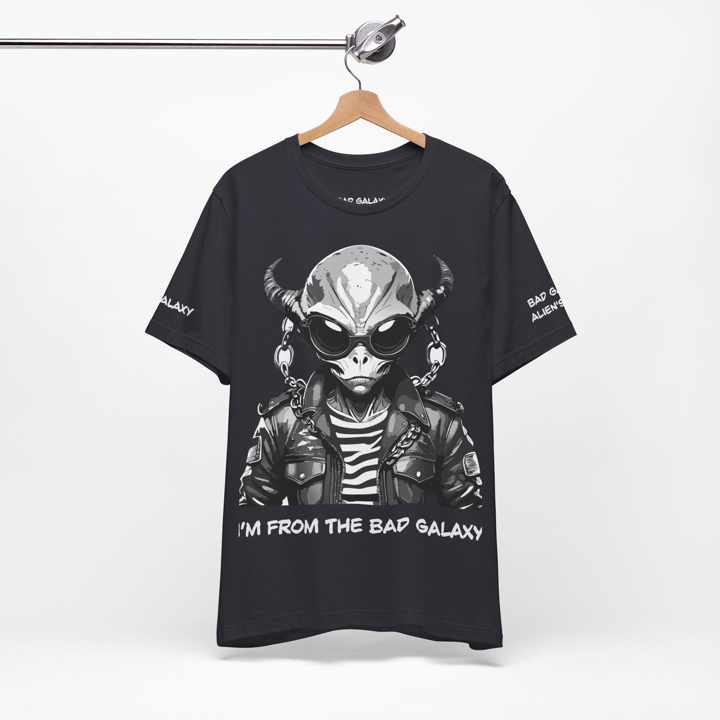 Alien T Shirt From Bad Galaxy Graphic Tee With Free Shipping Lightweight 100 Cotton USA Made