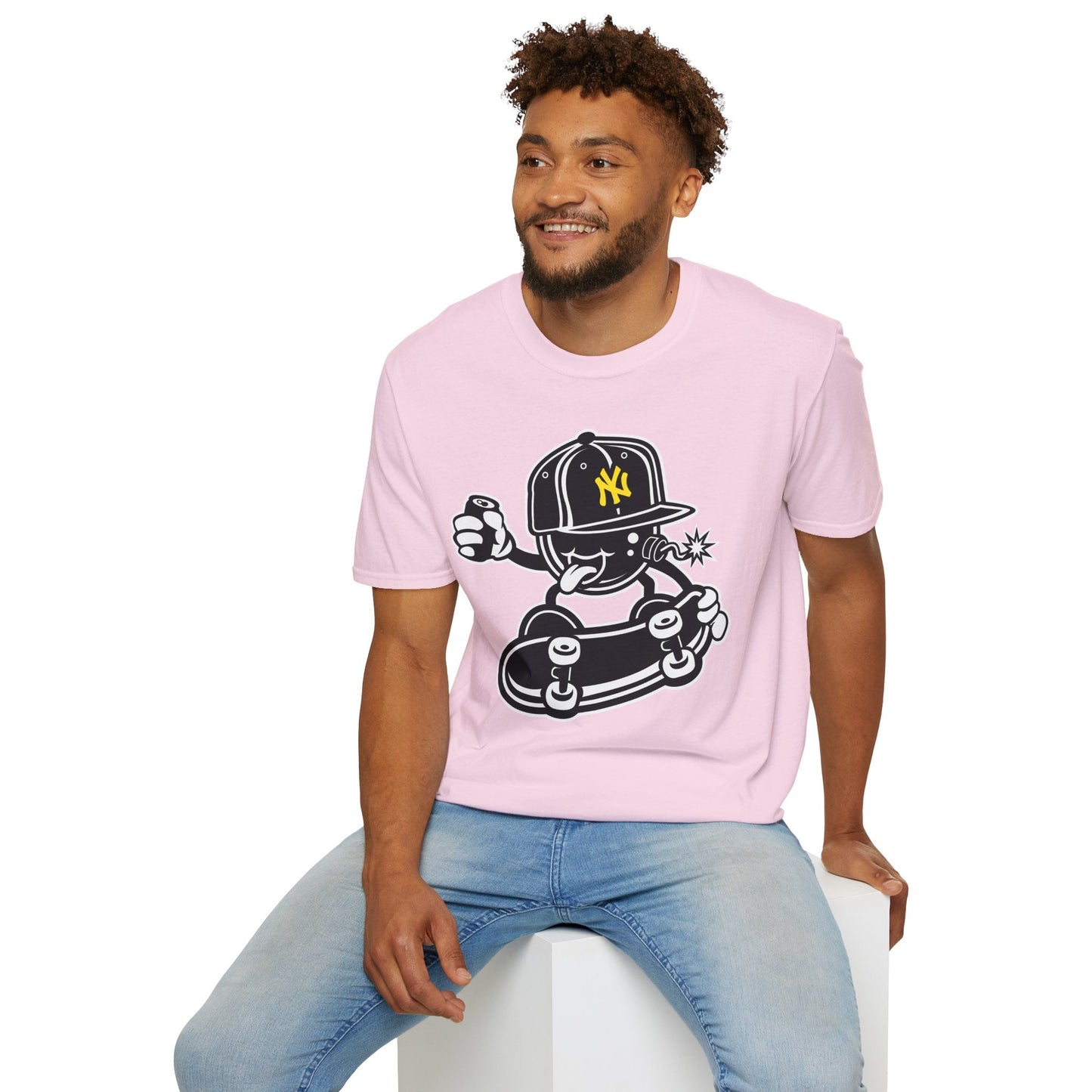 Cartoon T Shirt Animation Tee Funny Unisex Gildan Softstyle 64000 Cotton Breathable Lightweight Tee