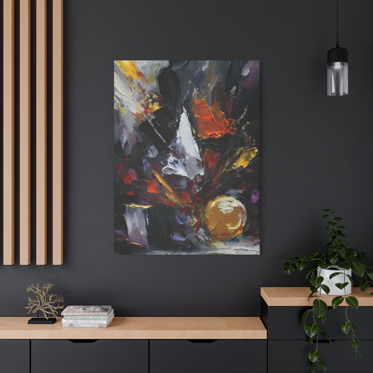 Abstract Oil Painting Print Canvas 20x24,20x30,24x30 24x32,24x36,30x40 32x48,36x48,40x60 Pine-Wood Inner Frame ABS-74