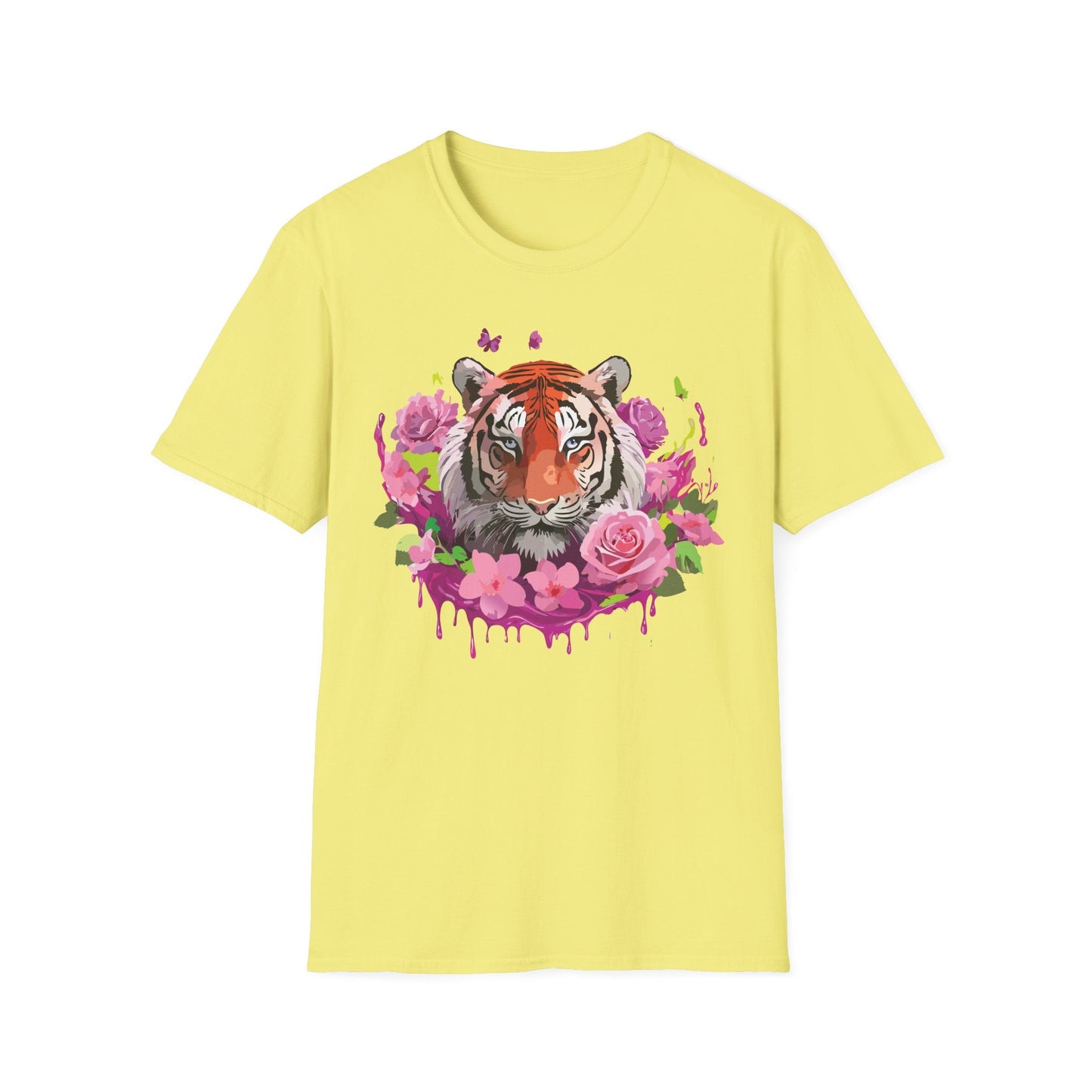 Tiger Shirt Unisex Tee Gildan Softstyle 64000 Ring Spun Cotton