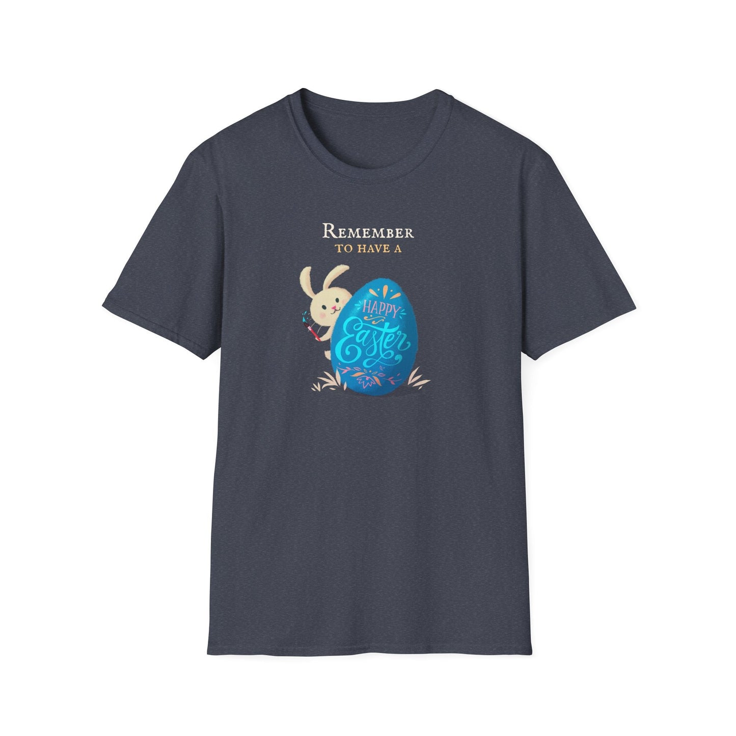 Easter Bunny Egg T Shirt Unisex Softstyle Tee With Easter Signature Prints And Design
