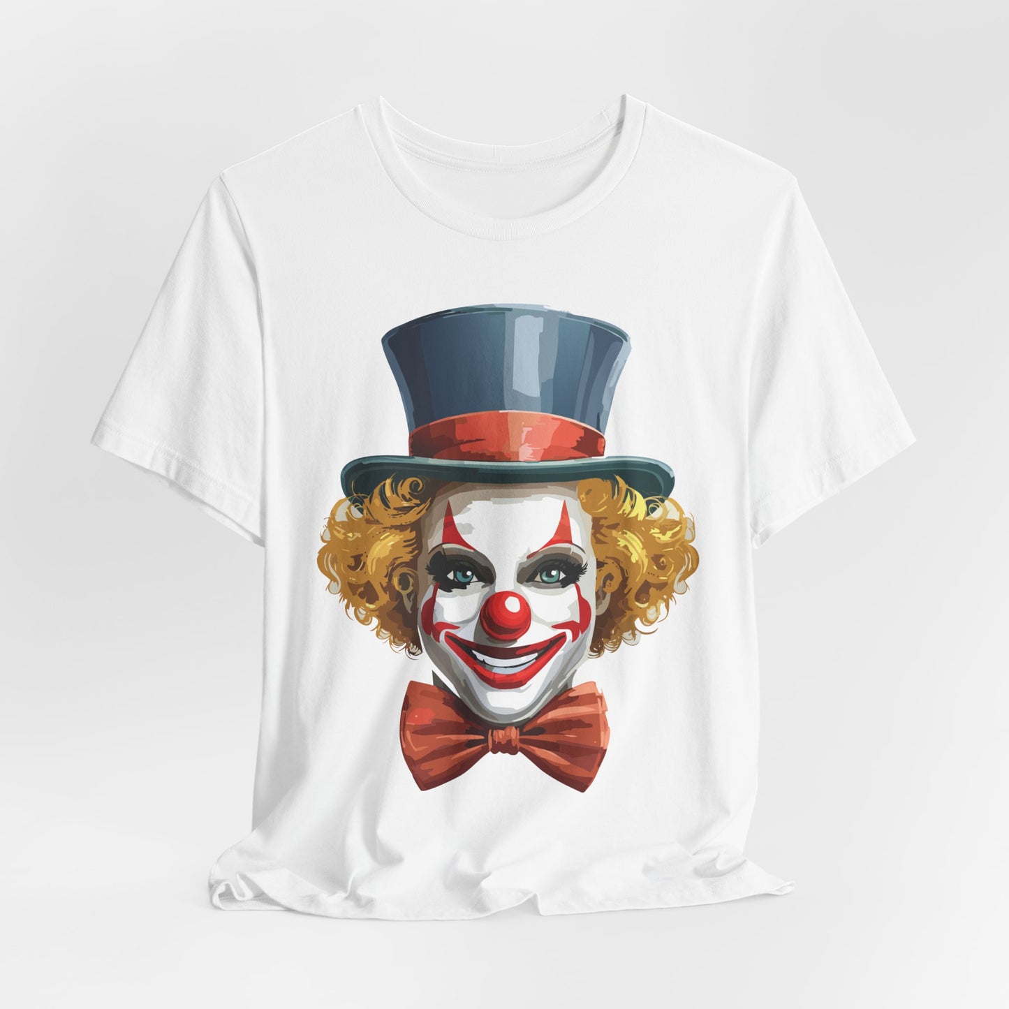 Clown Shirt, Funny Shirt, T-Shirt with Clown, Funny Art Design Tee, Circus Tees, Circus T-Shirt, Unisex Humor Wear 11