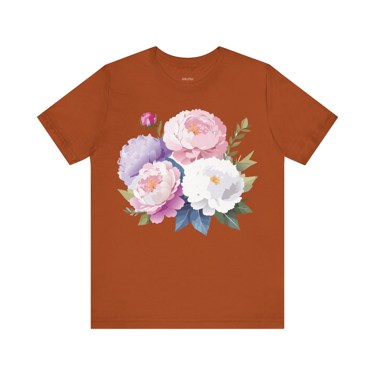 Floral Graphic Tee Shirt - Bella+Canvas Unisex 100 Cotton 36