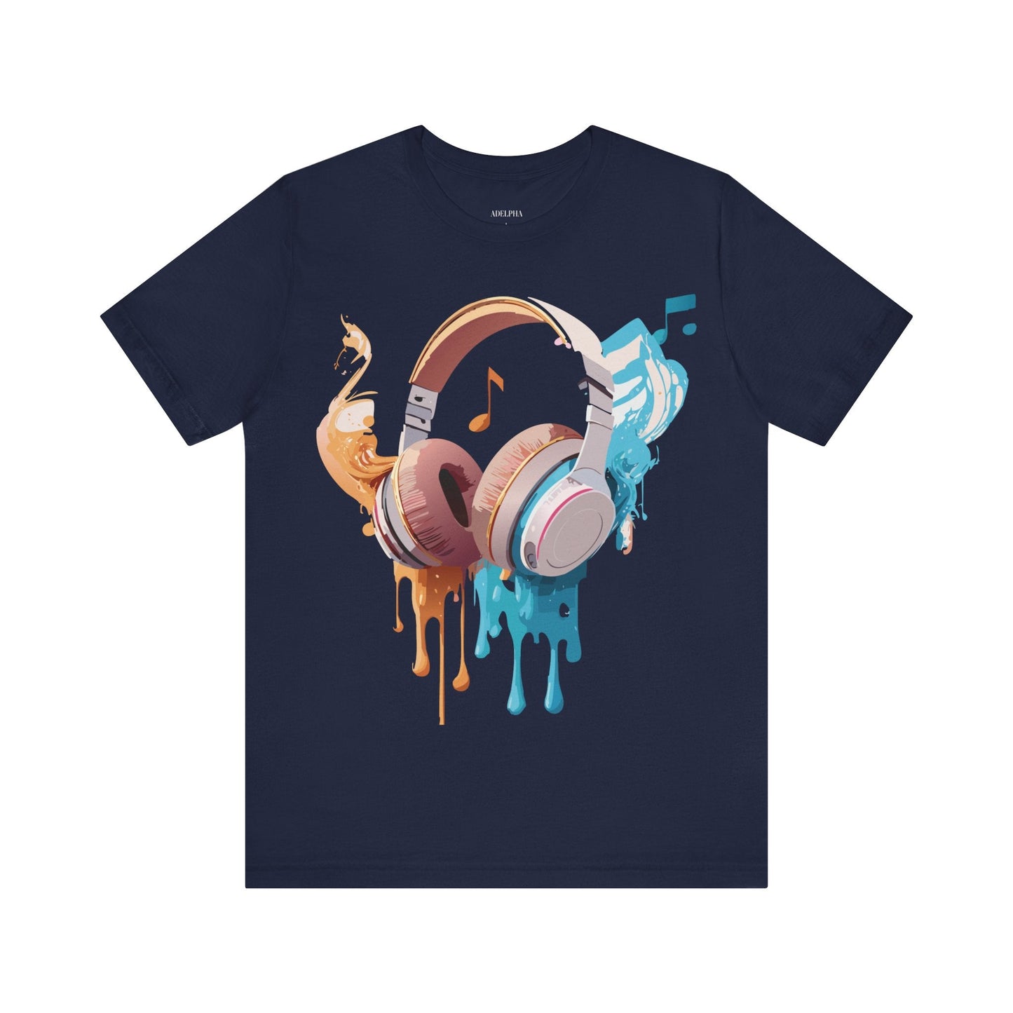 Adelpha Music T Shirt Unisex Graphic Tee Vintage Inspired Artwork Short Sleeve Premium