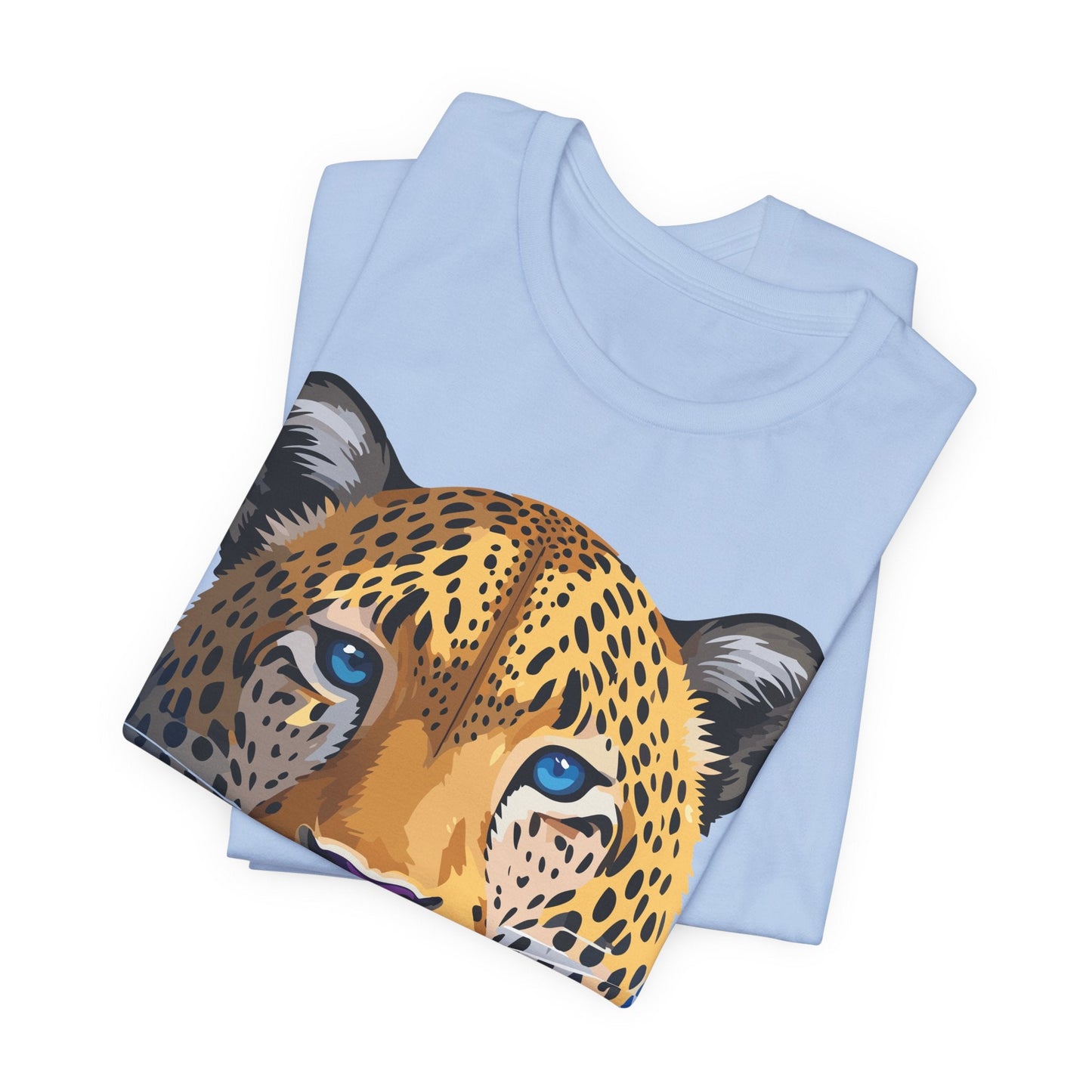 Unisex Animal Graphic Tee Shirt With Wildlife Art Design For Everyday Comfort Short Sleeve