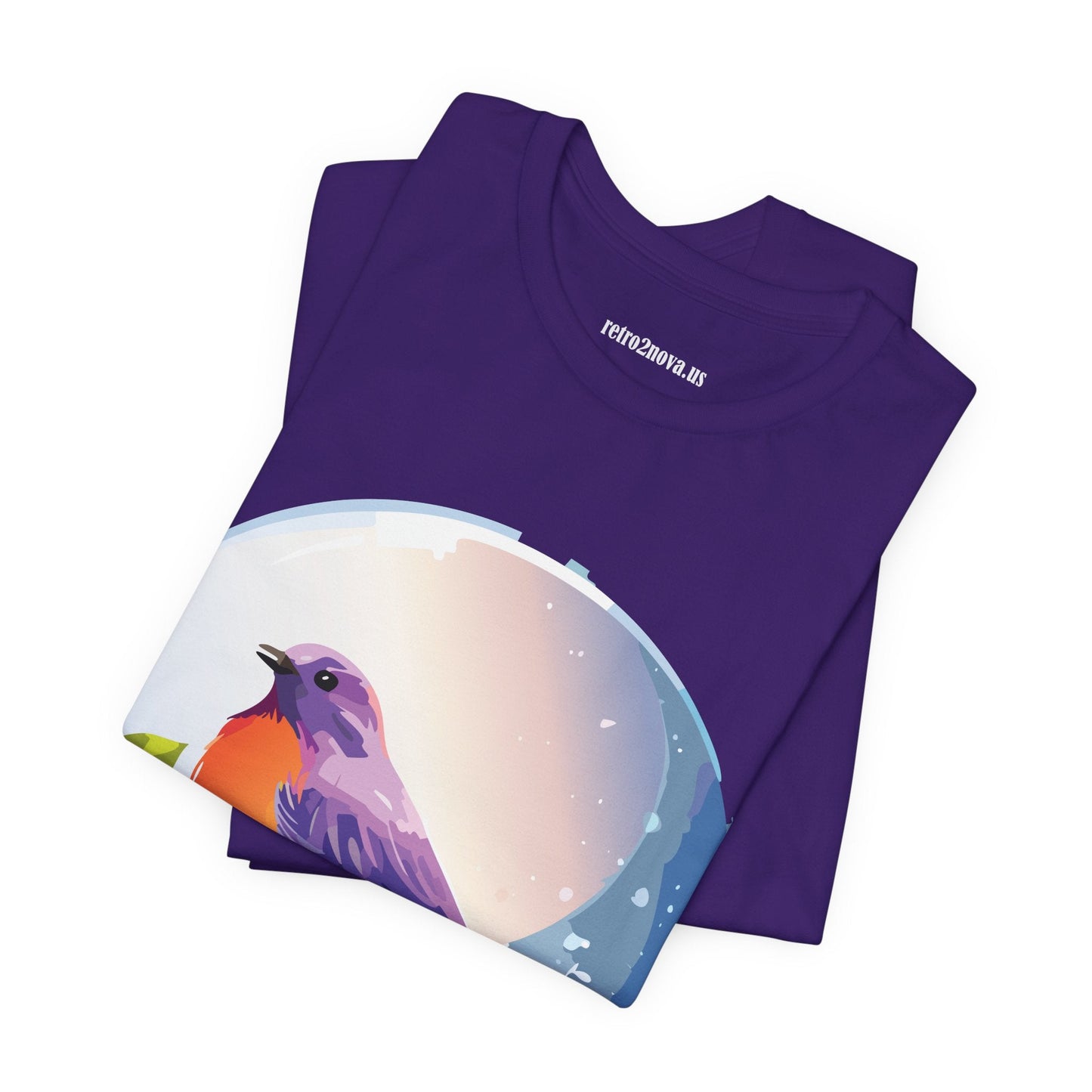 Unisex Animals And Bird Shirt Graphic Cotton T Shirt With Original Retro2Nova Art Premium Short Sleeve Tee