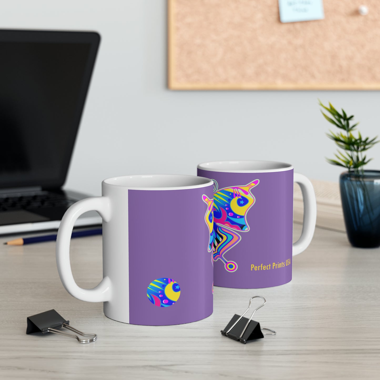 Coffee & Tea Mug with Butterfly print