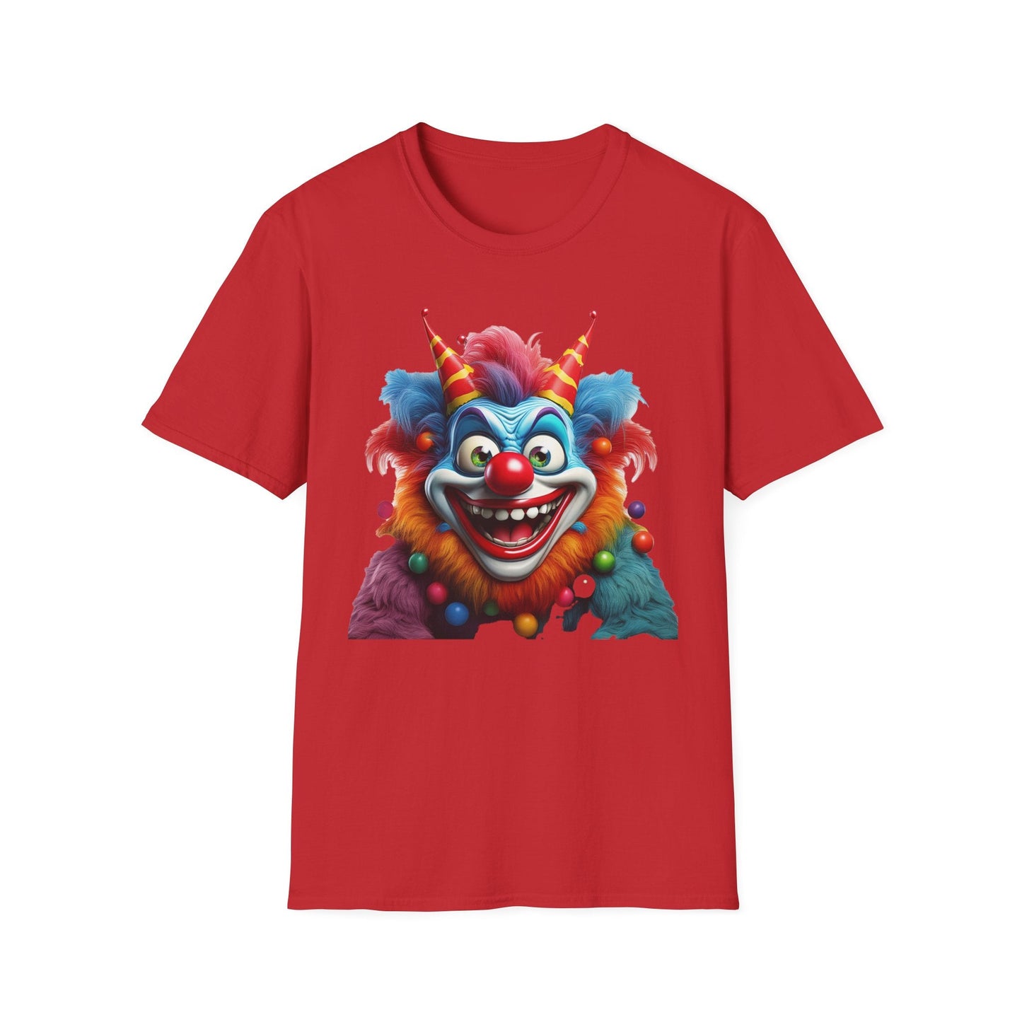 Clown Shirt For Men And Women Funny Circus Tee Scary Man Shirt Unisex Softstyle Tee